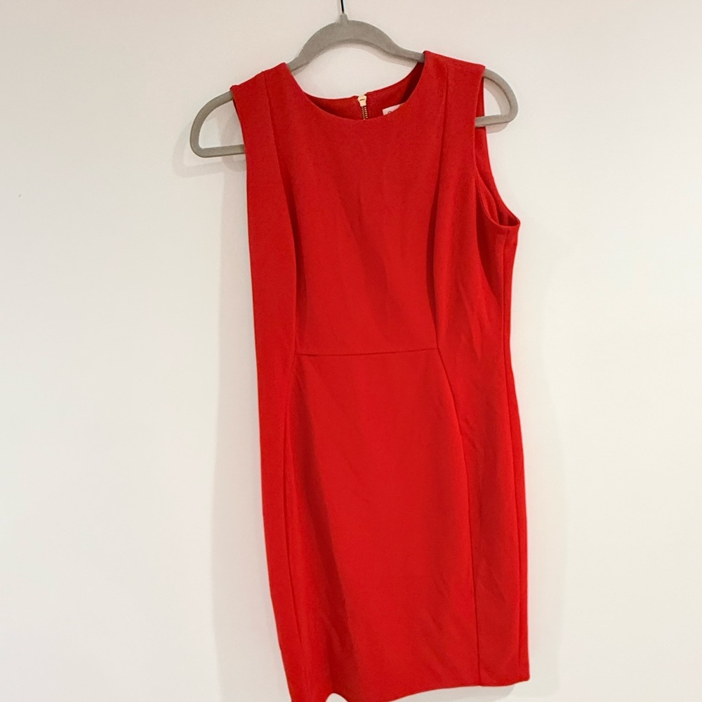 Calvin Klein Vibrant Red Mini Dress